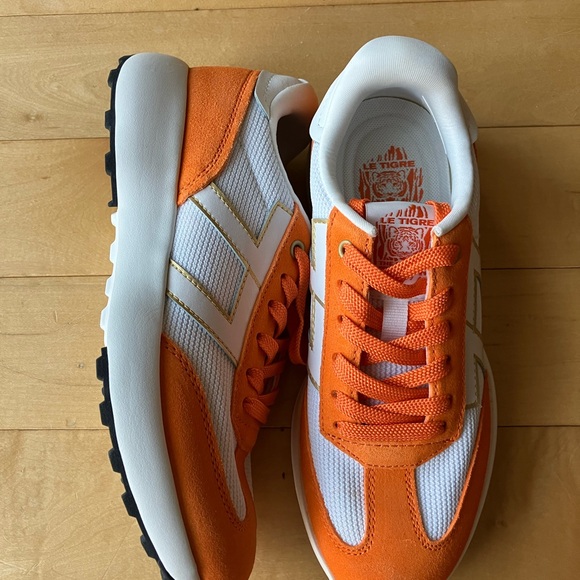 NWOB LeTigre Baxter sneakers size 6M - Picture 4 of 8